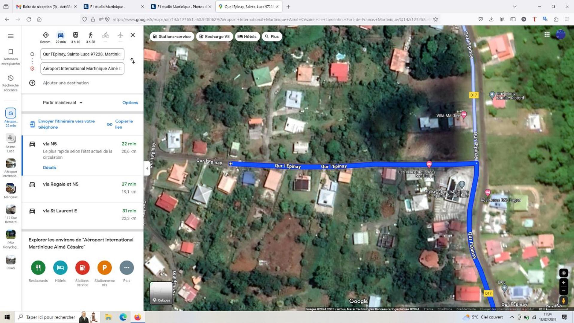 F1 Studio Martinique Guinée-Fleury Exterior photo
